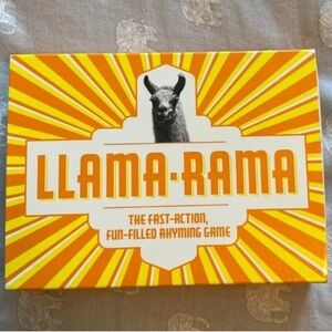 NEW Llama Rama Rhyming Card Game